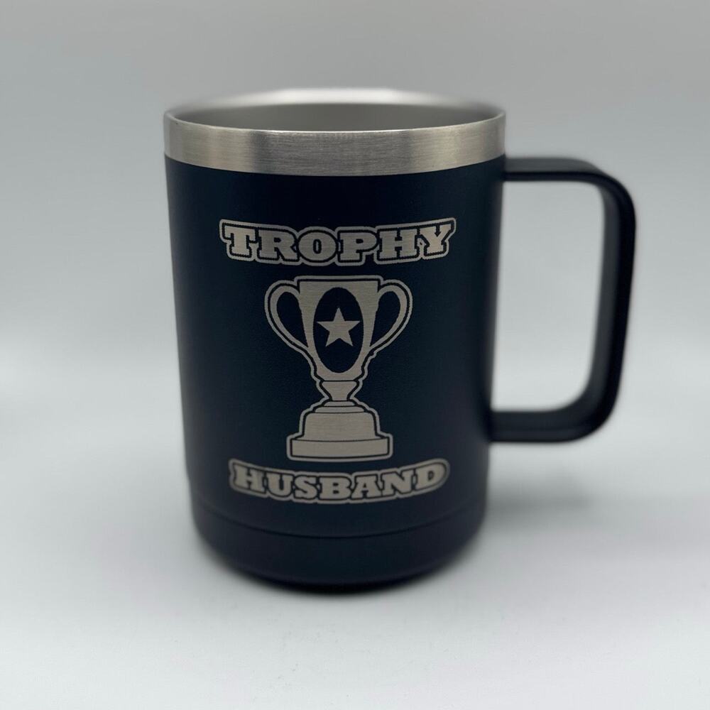Trophy Husband – 15 oz Black Polar Camel Coffee Mug